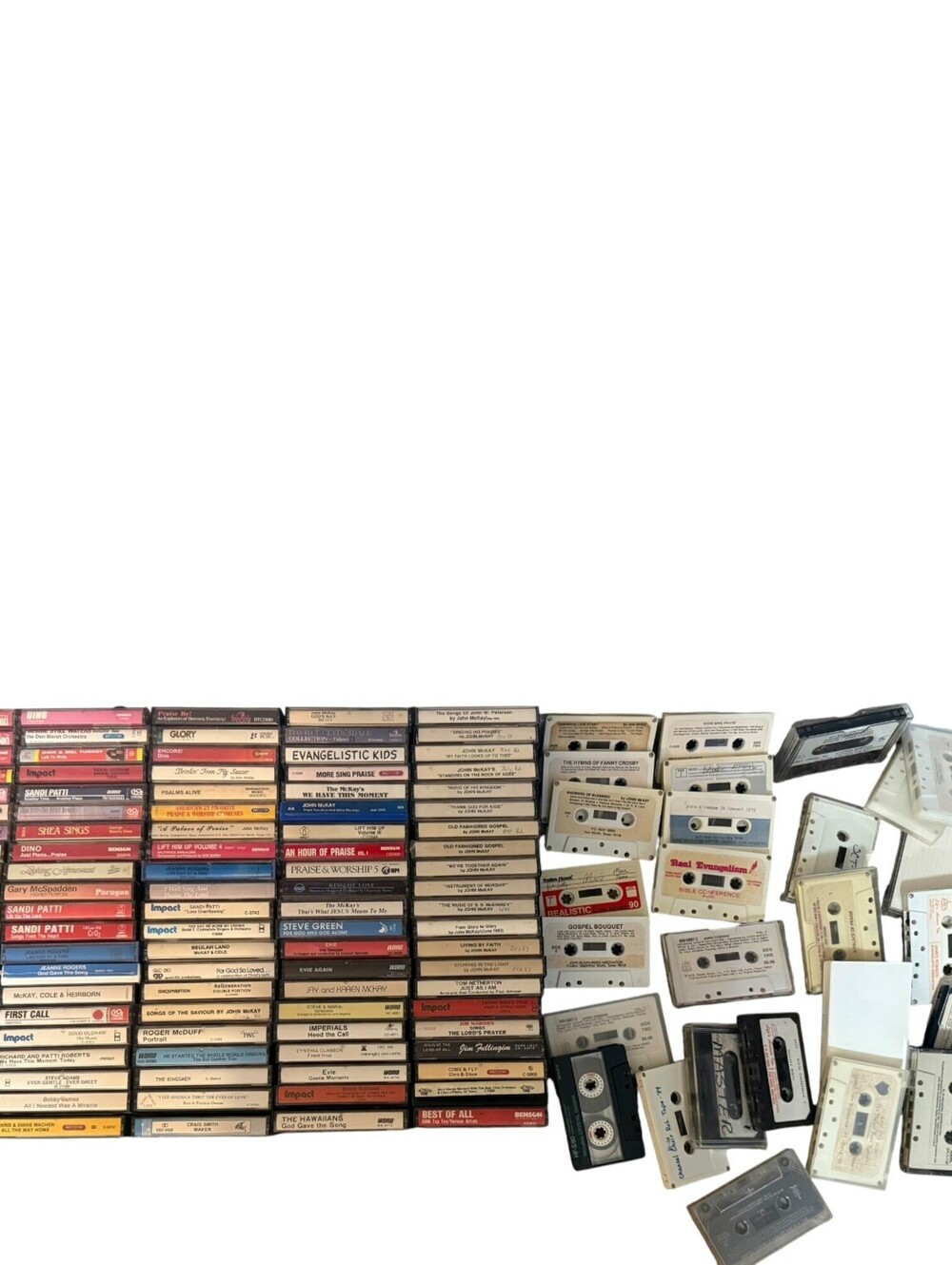Vintage Mixed Christian Gospel and Praise Cassette Tape Lot